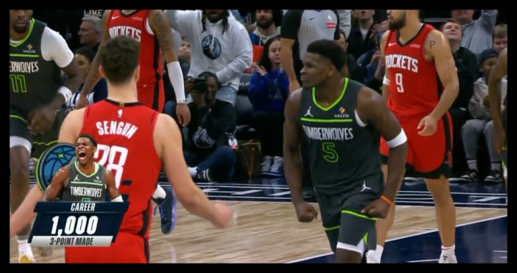  23歲186天！愛(ài)德華茲成NBA歷史上最年輕投進(jìn)1000記三分球員