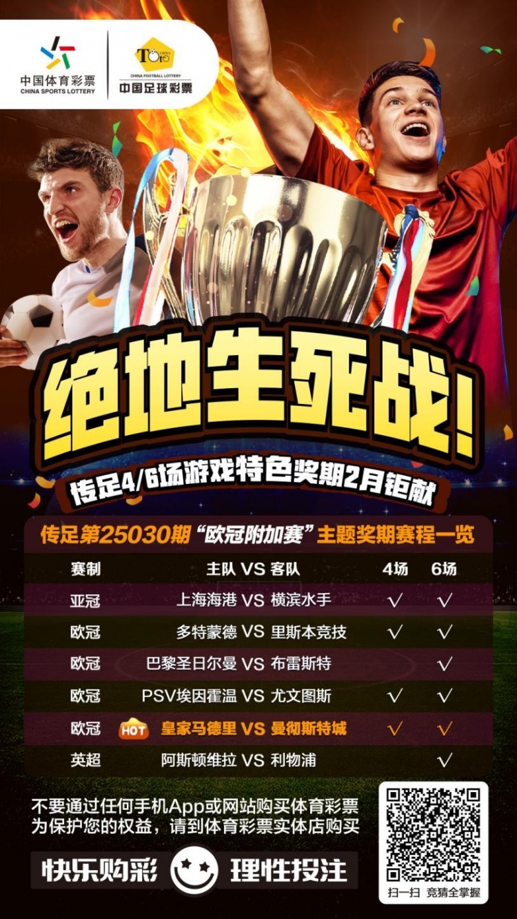  絕地生死戰！傳足特色獎期第25030期聚焦歐冠附加賽