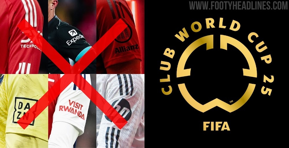  FIFA不允許世俱杯球隊有袖標贊助，需貼上世俱杯徽標