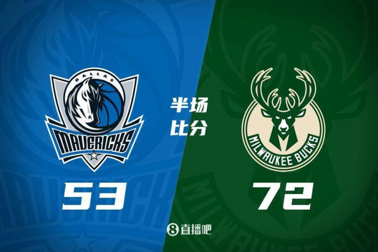  利拉德26分&三分6中5 字母哥20+8 雄鹿半場(chǎng)領(lǐng)先殘陣獨行俠19分！