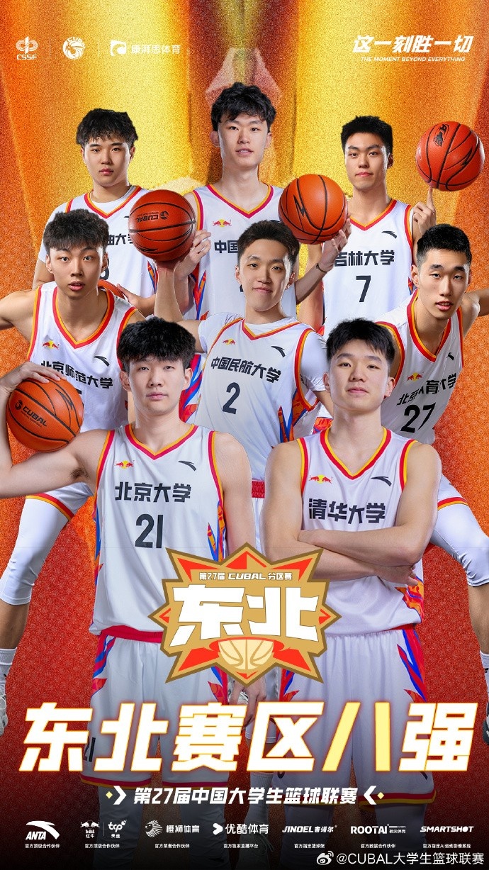  CUBAL東北賽區八強：清華、北大、北師大、北體大在列
