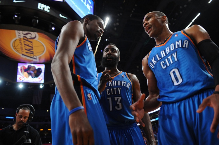  雷霆三少得分全部進(jìn)入歷史前20！他們是NBA歷史最大的如果嗎？